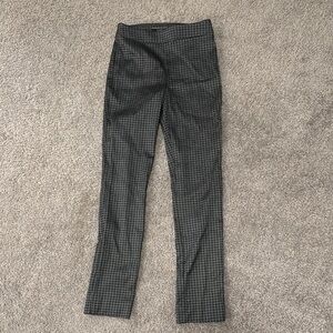 Le Chateau Black and Gray Patterned Trousers